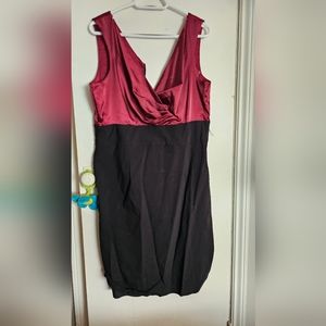 Le Chateau Pencil Dress, Size 2XL, Satin